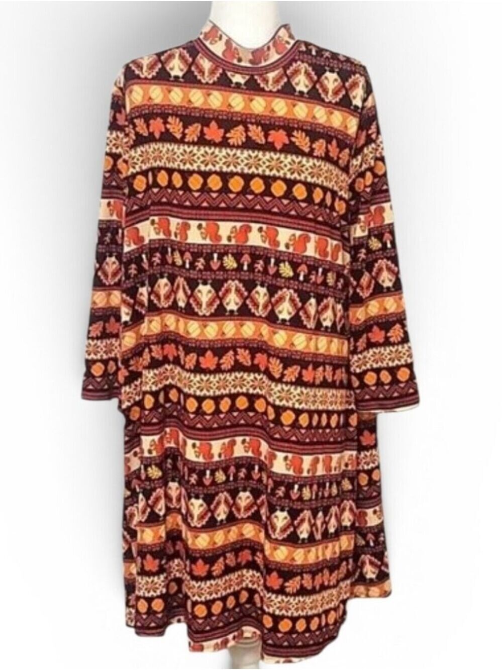 Womens Dress XXL Fall Harvest Thanksgiving